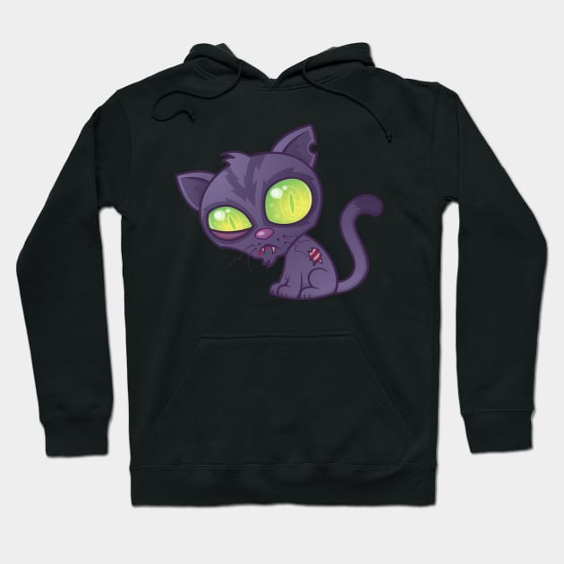 Zombie Kitty Hoodie by fizzgig